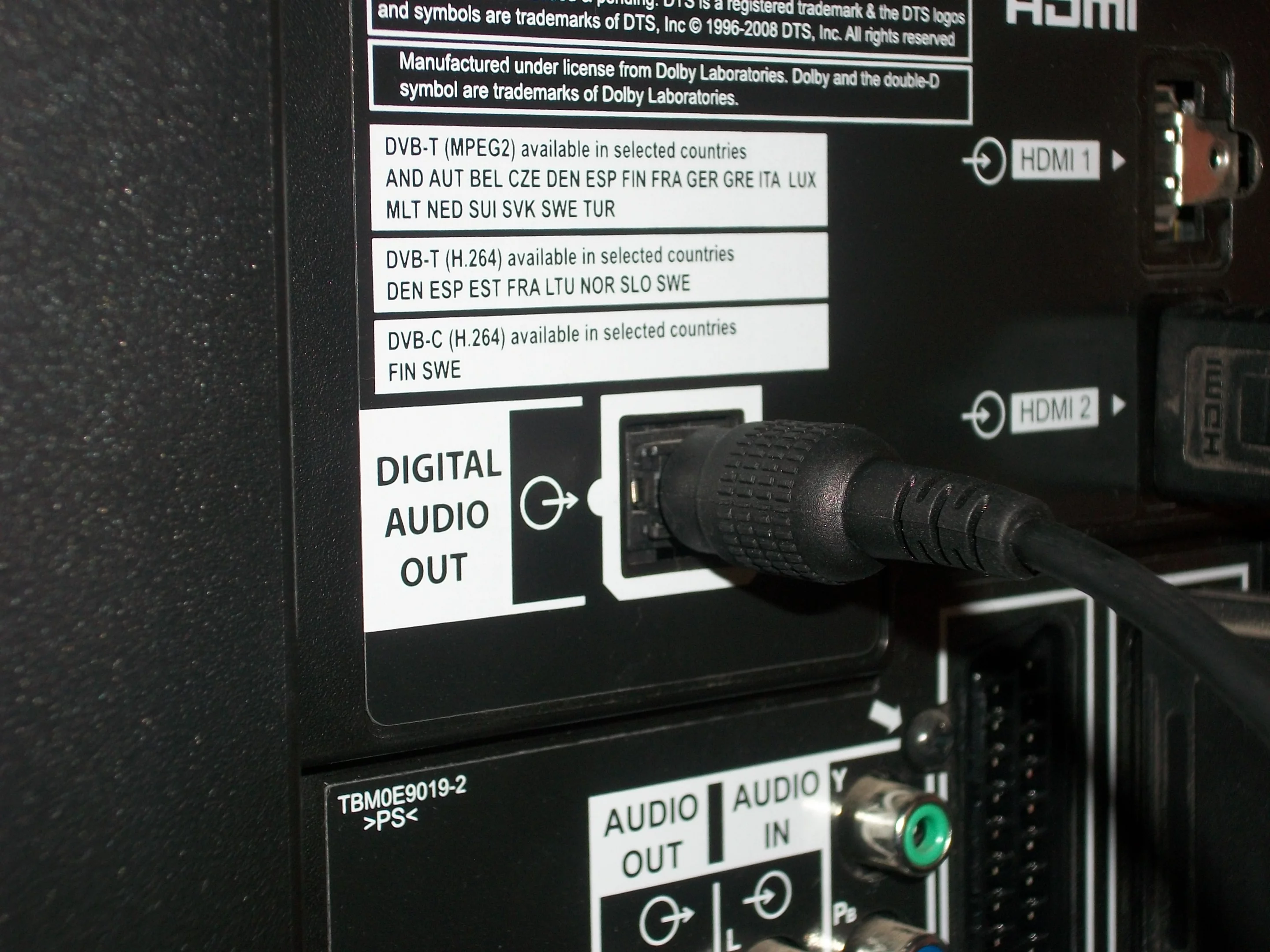 For this review, we took advantage of the optical audio port on our TV