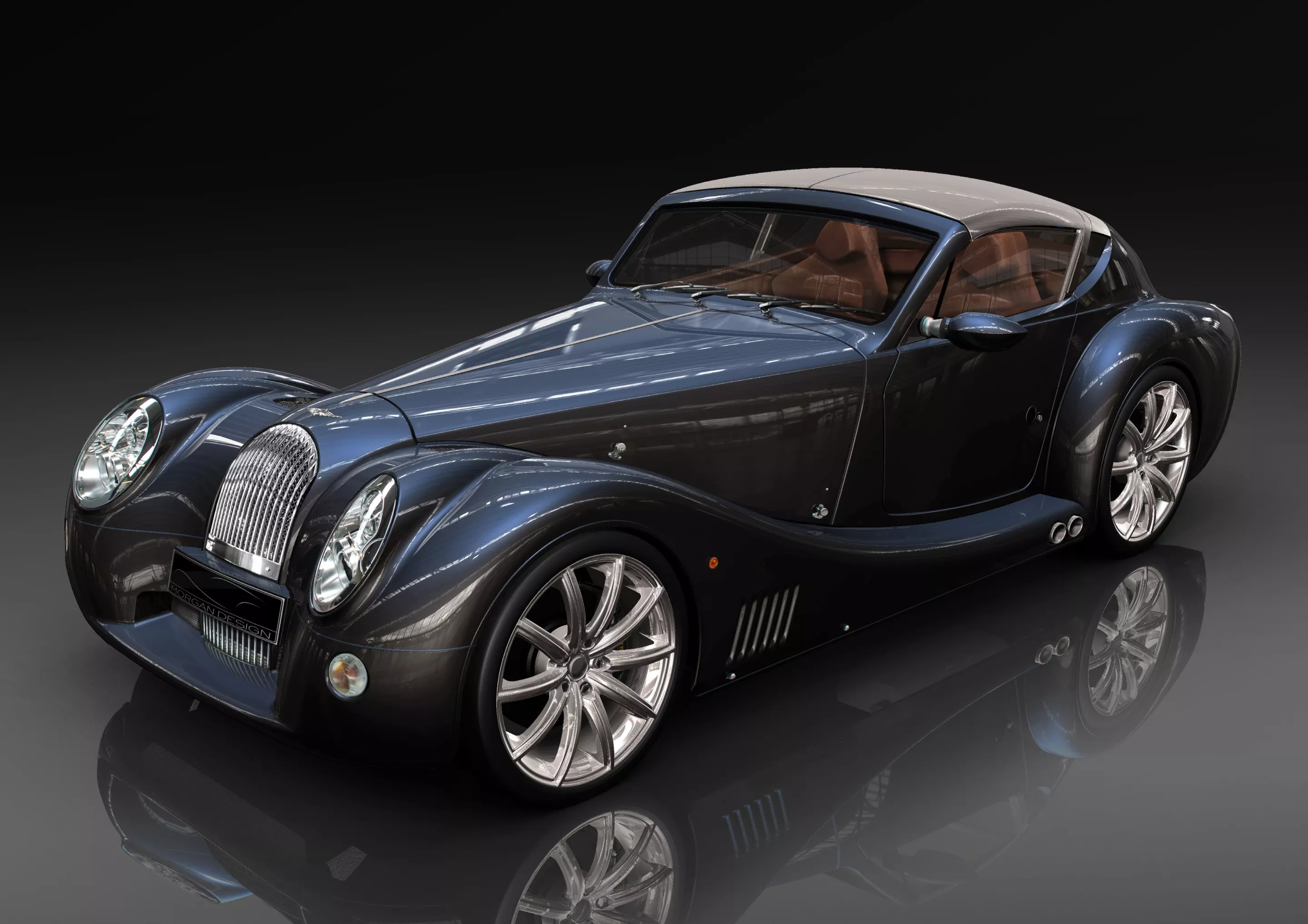 The Morgan Aero SuperSports, which will serve as the base for the electric concept
