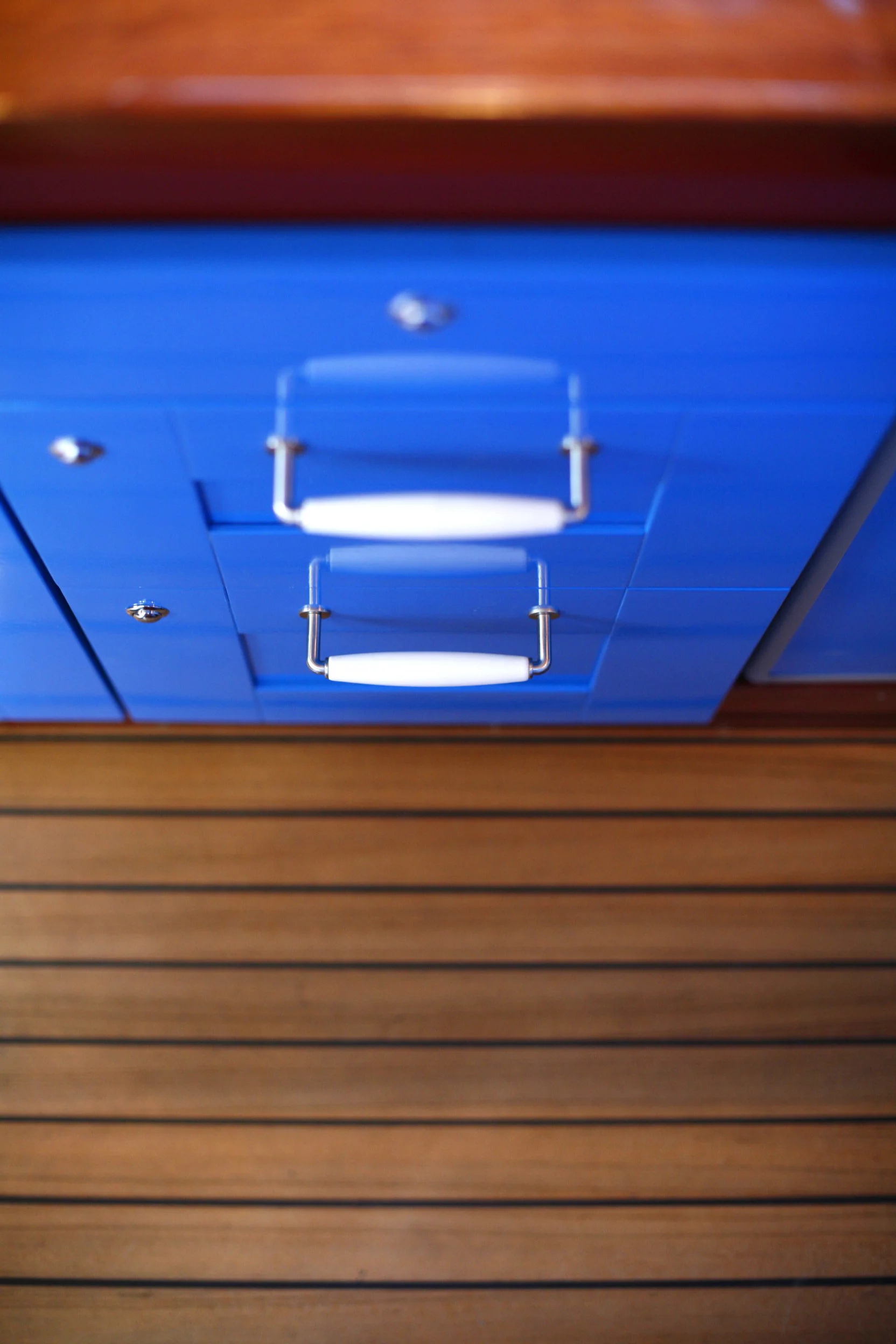 Drawers in moroccan blue