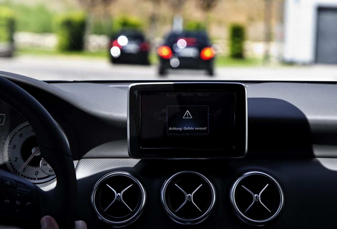 Car-to-X will be available on select new Mercedes models and as a retrofit kit
