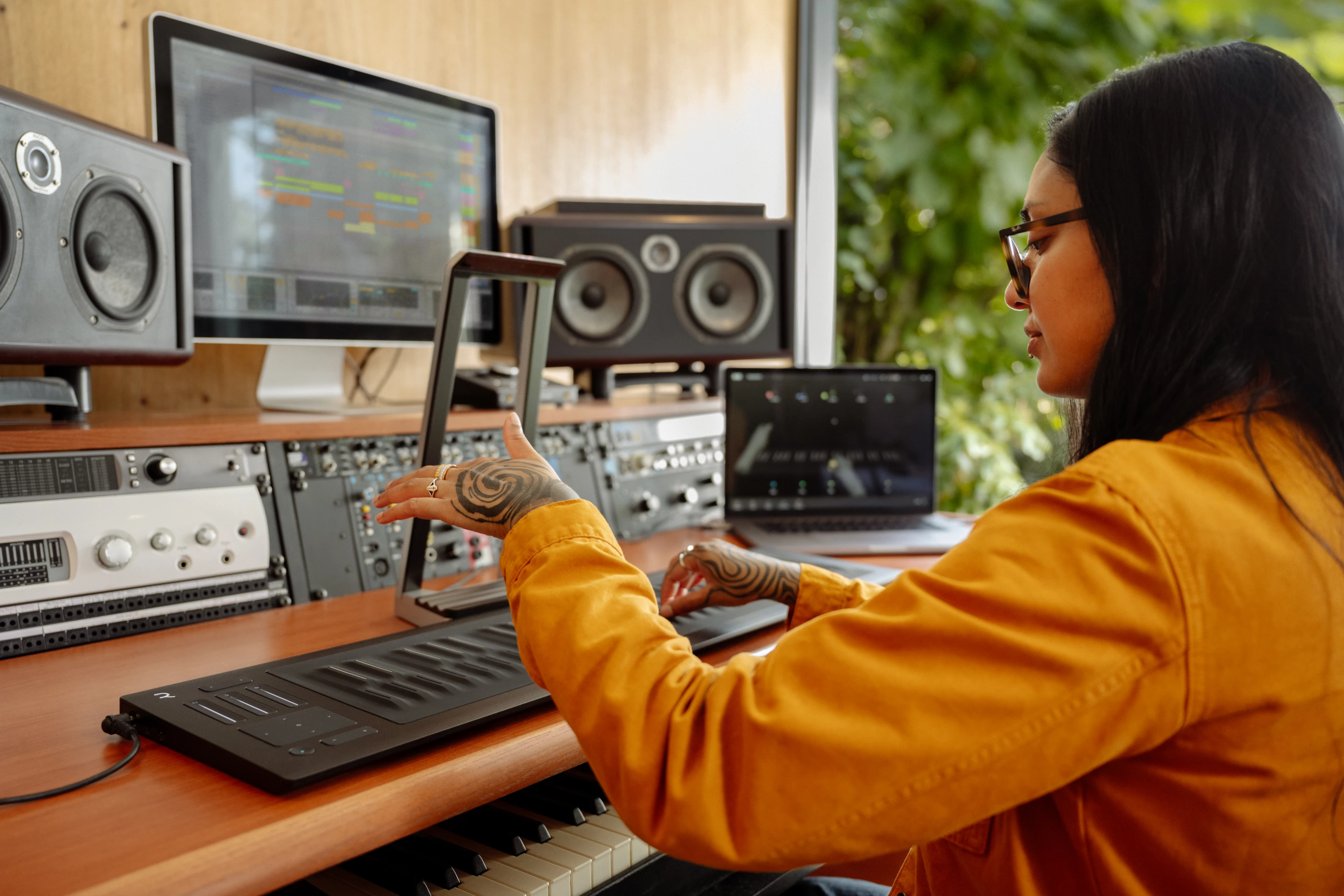 "With the simple raise of their hands, creators can transform a piano into a full orchestra, just as a conductor would, or morph mellow synth pads into searing leads with a tilt of a wrist"
