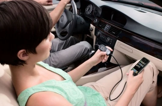 The Belkin TuneCast Auto Live for in car listening