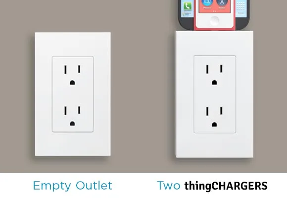 thingCHARGERs can be stocked for charging multiple devices