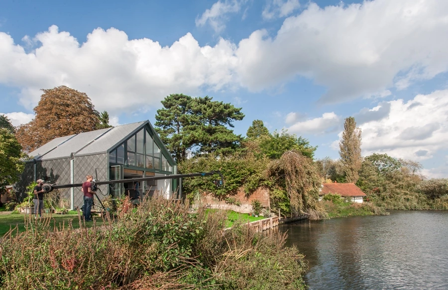 The Formosa amphibious house designed by Baca Architects is nearing completion