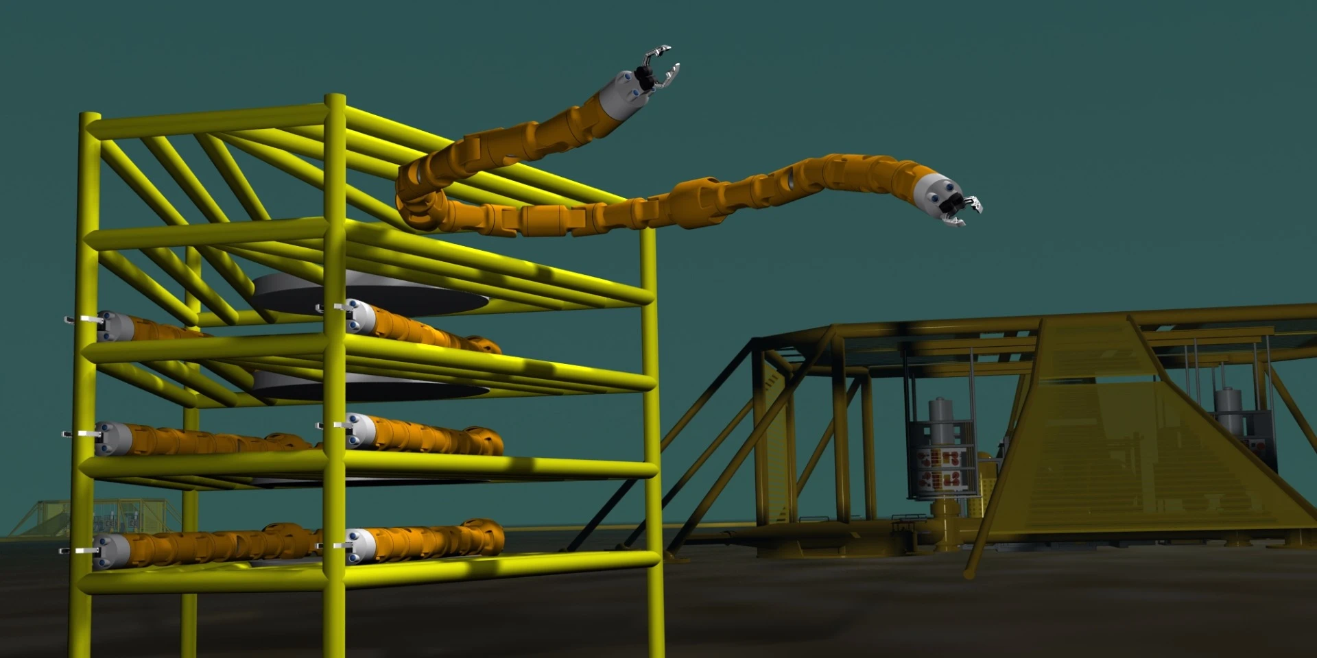 The Eelume robot is a product of a collaboration between NTNU spin-off company Eelume, oil and gas company Statoil and Norway's Kongsberg Maritime