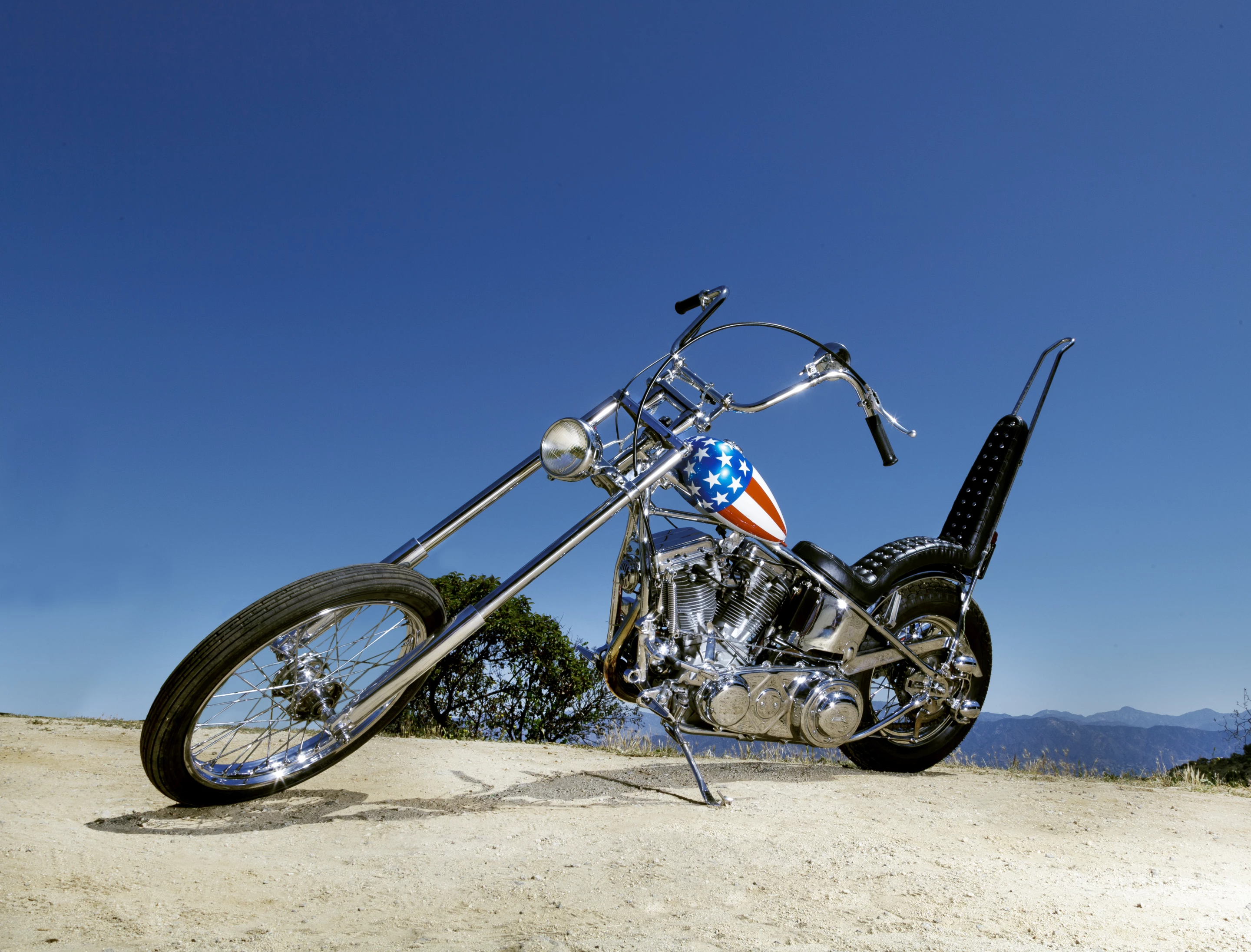 The "Captain America" chopper ridden by Peter Fonda in Easy Rider is expected to become the world’s most valuable