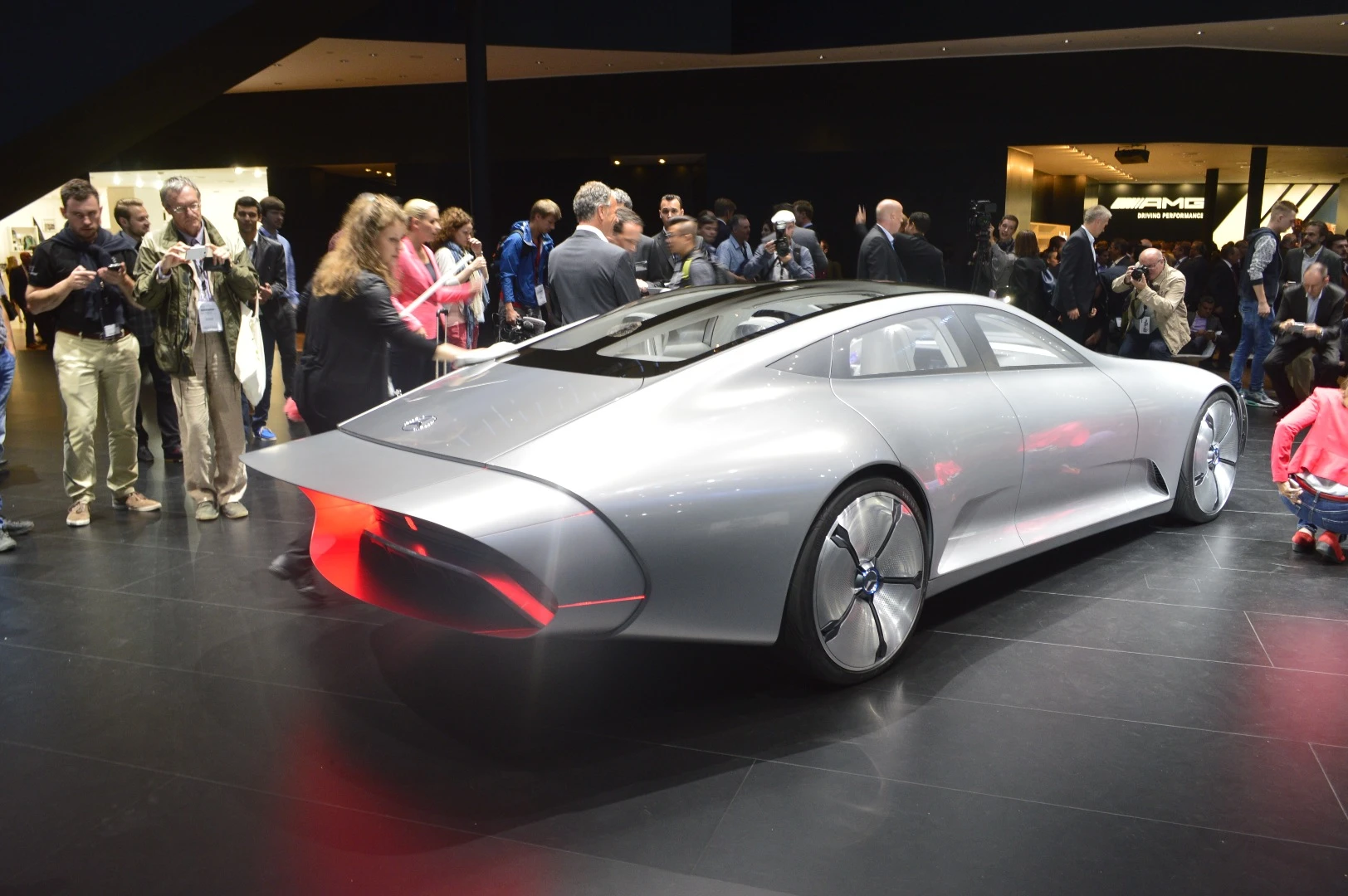 The Concept IAA morphs when in motion to achieve a Cd of 0.19
