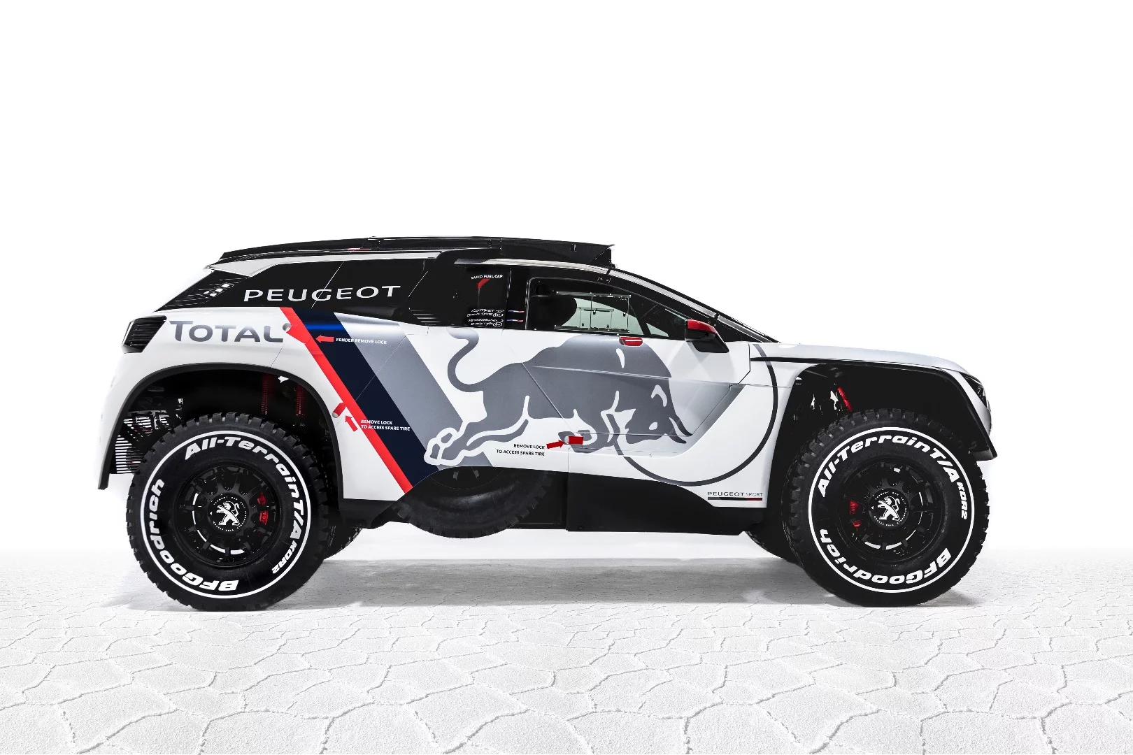 Peugeot Total will give the 3008 DKR its first official competitive test next month