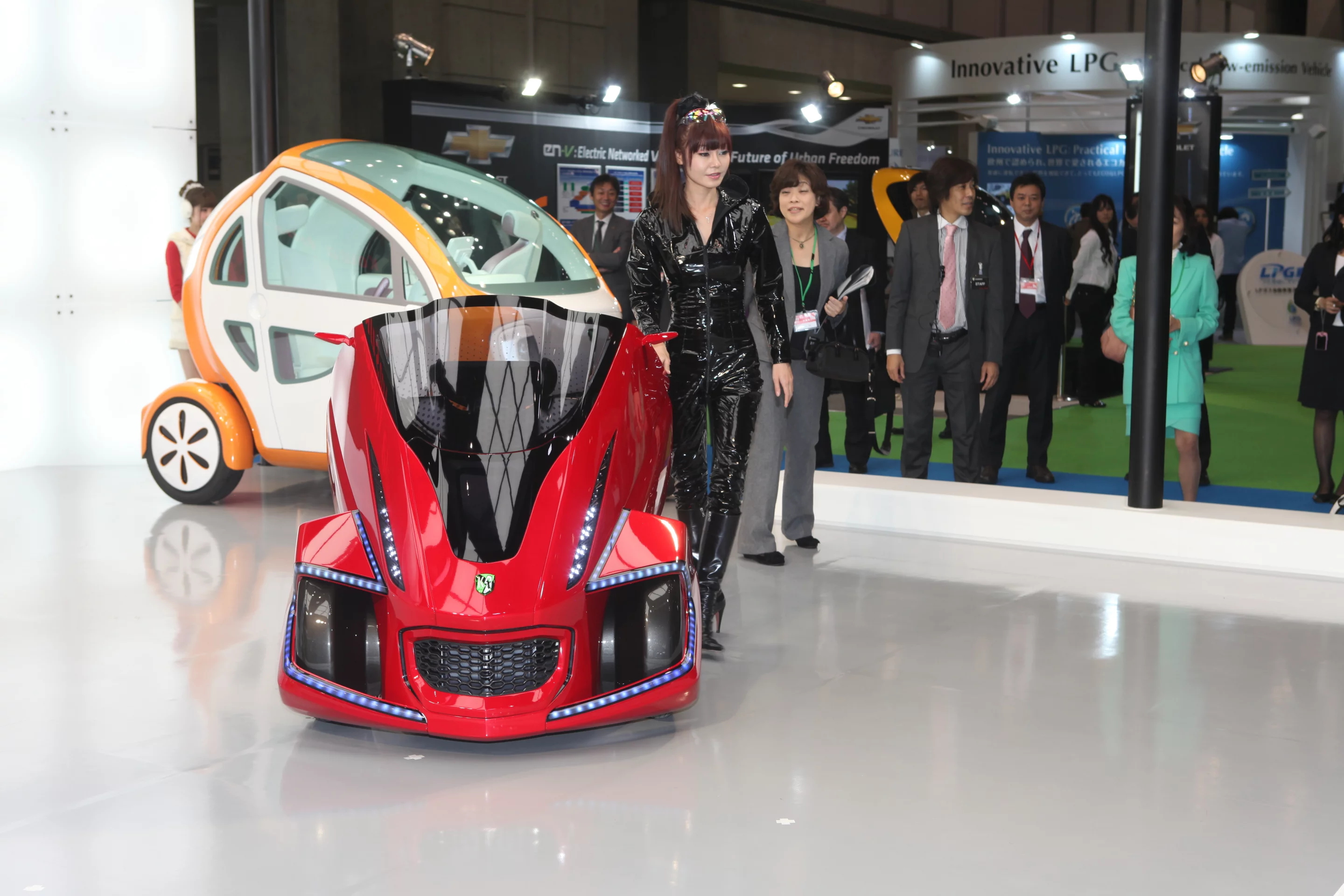 The Kobot Nu concept vehicle at the 2011 Tokyo Motor Show