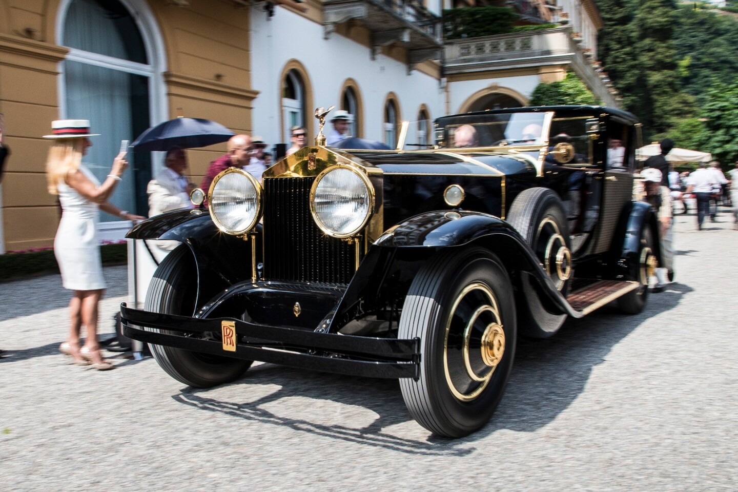 It wasn't the first time this car had been to Villa d'Este, having sold at RM-Sotheby's biannual Villa d'Este (now Villa d'Erba) auction held in conjunction with the event. You'll never guess how much it sold for! Answer. Owner: 1929 Frédéric Leroux, France