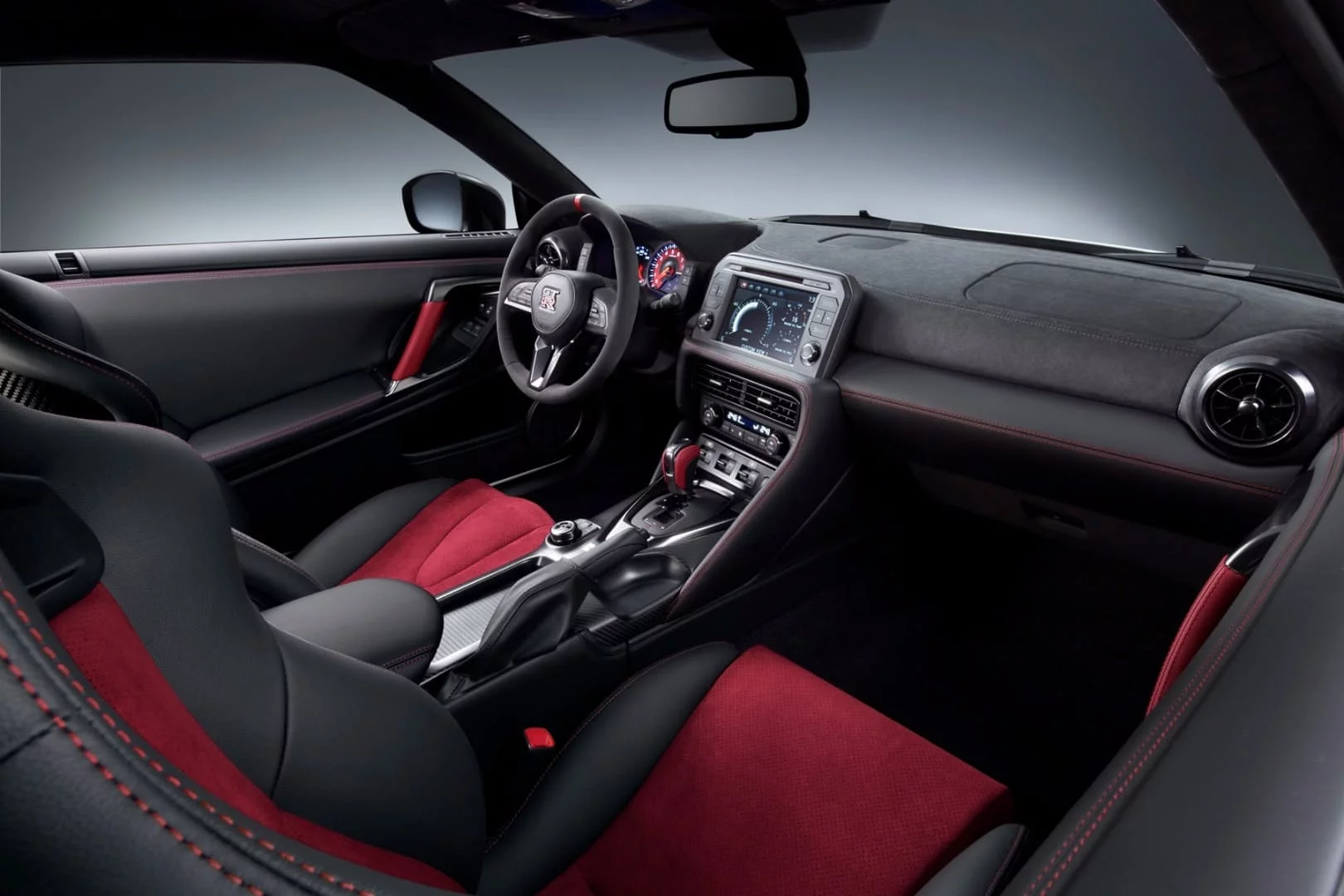The cabin of the GT-R NISMO is a more refined place than before