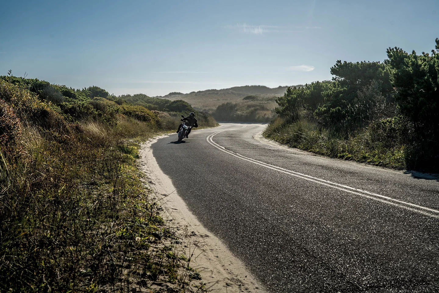 New Showa Big Piston forks and piggyback shock will make this thing handle the bends beautifully