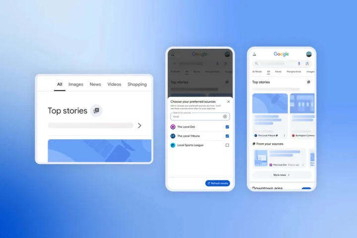 Google's Preferred Sources function was introduced earlier this month