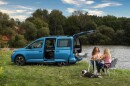 At just 450 cm long, the new Caddy California is an efficient mini-campervan