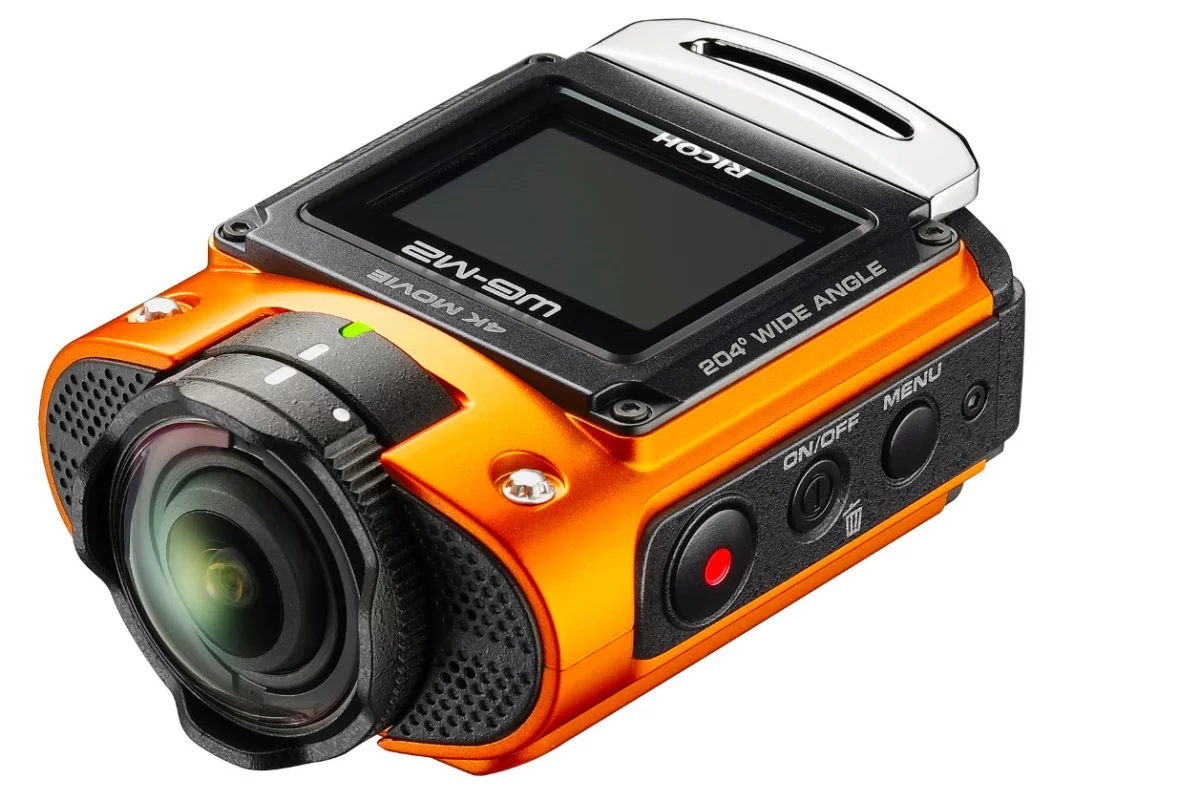 The Ricoh WG-M2 is a 4K-shooting action camera with an ultra-wide lens