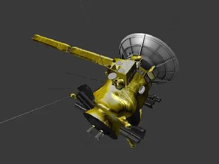 The Cassini Spacecraft is one of the 3D-printable models made available by NASA
