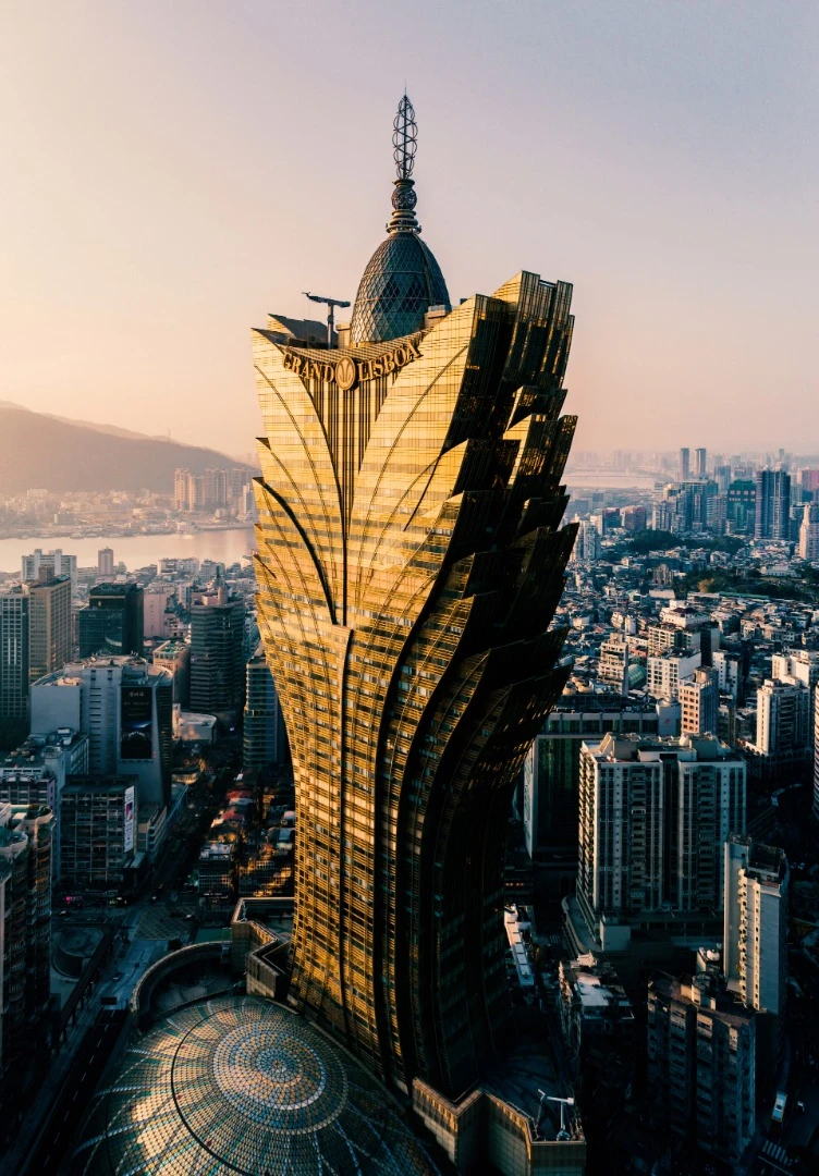 Third Place in the Architecture category. Macau's Grand Lisboa Hotel