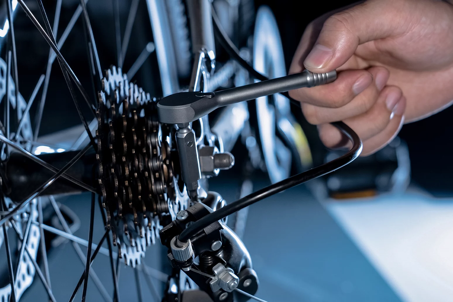 The bit extender in use