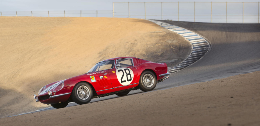 The 1966 Ferrari 275 Gran Turismo Berlinetta Competizione Scaglietti won its class at the Le Mans 24 Hours, Spa-Francorchamps 1000 km and 1969 Imola 500 km