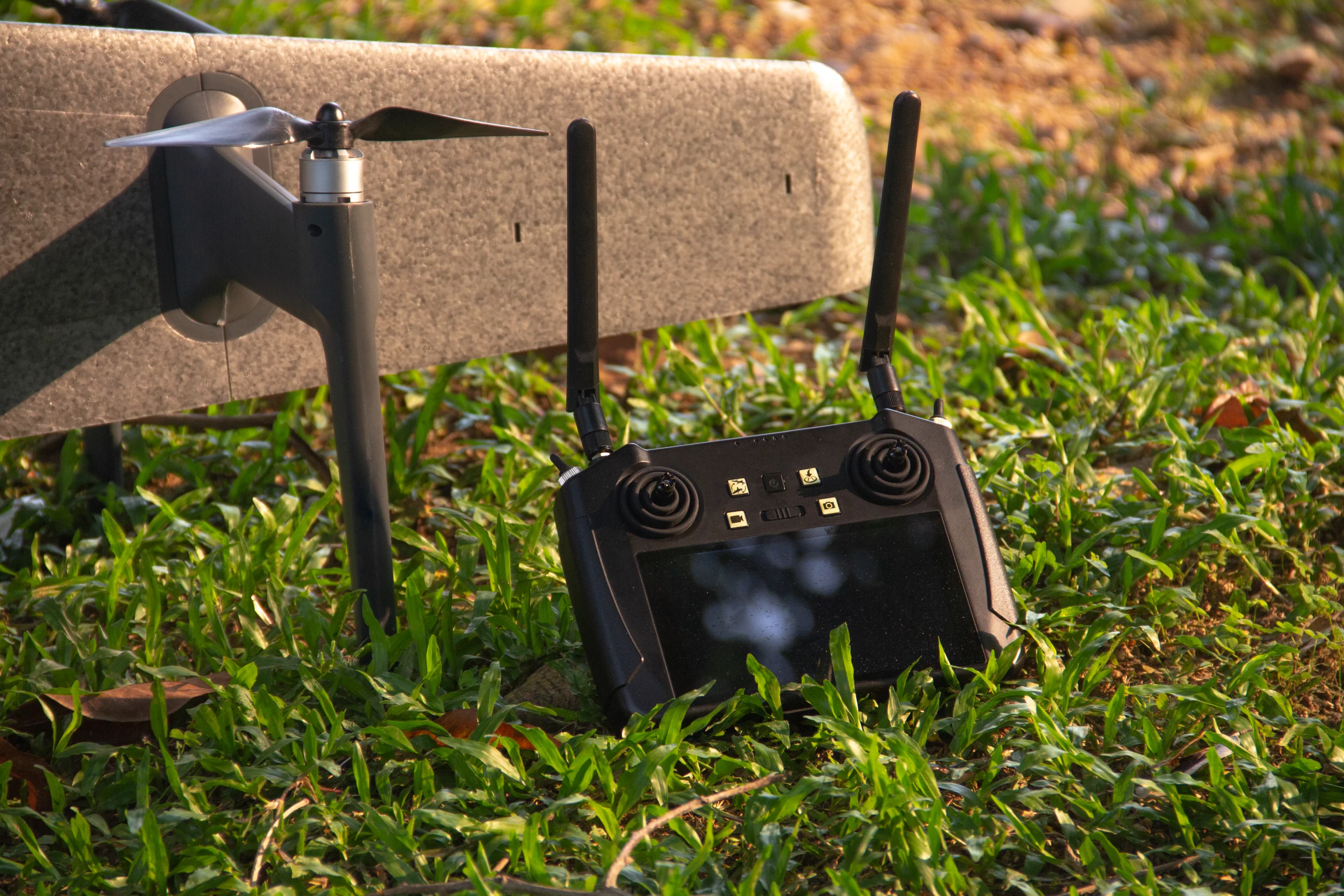 Utilizing the included remote, operators can initiate automated take-offs and returns