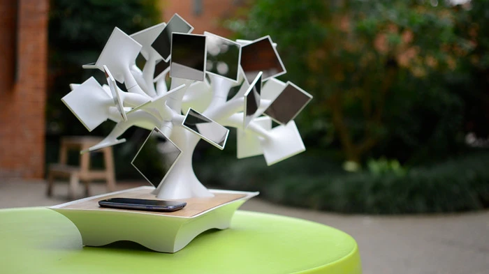 If completely depleted, the electree+'s internal battery can be recharged fully in less than 36 hours of sunlight