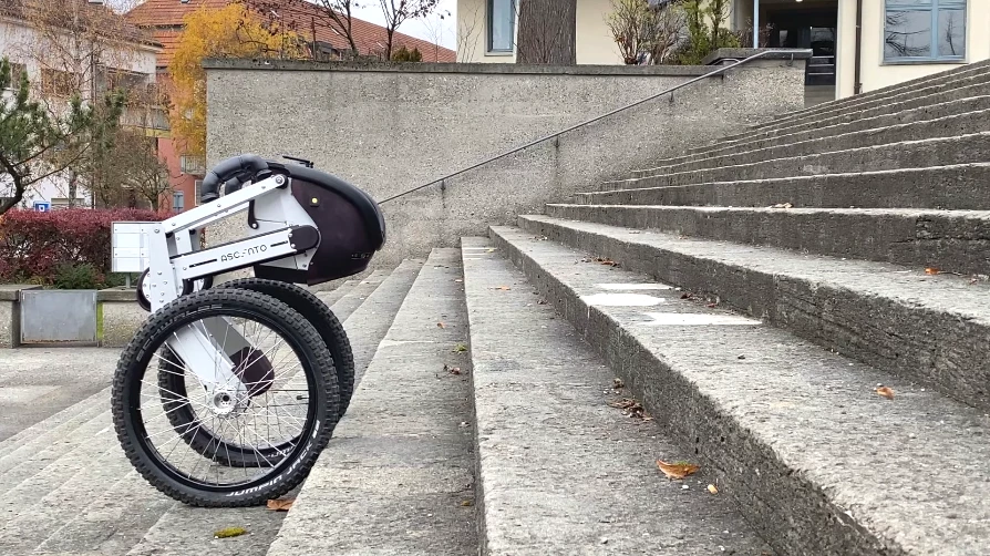 Stairs are no problem for the Ascento Pro