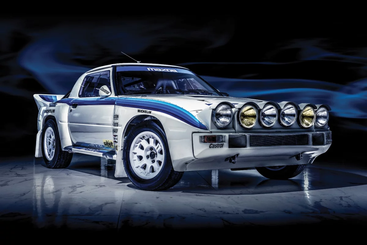 This is one of just seven Mazda RX-7 Evo Group B Works built