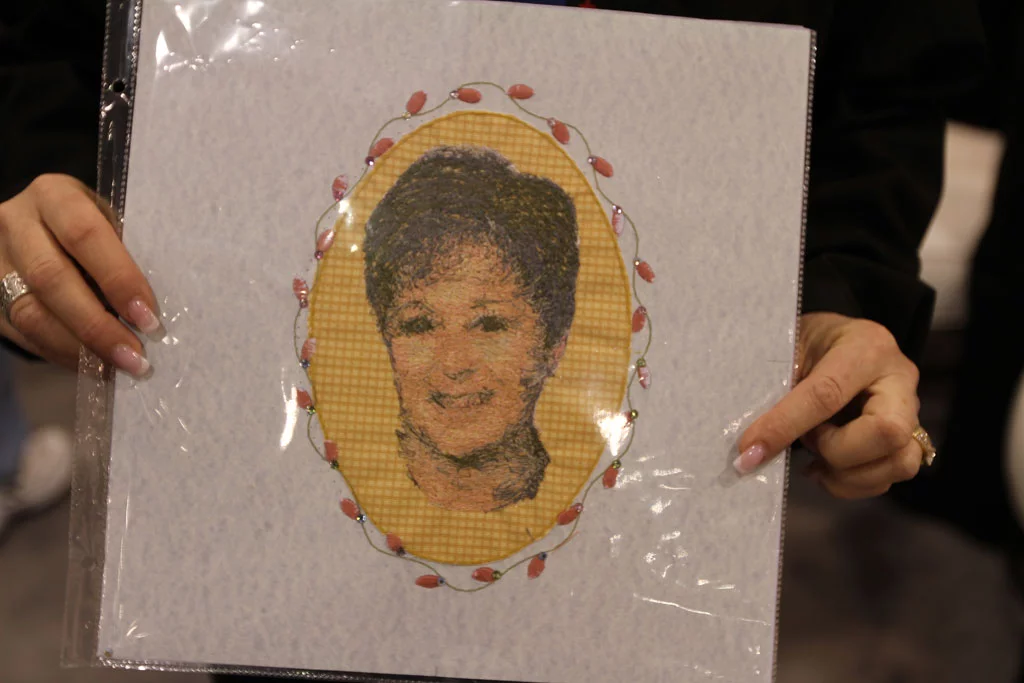 Brother showed-off its Entrepreneur embroidery machine at CES 2010