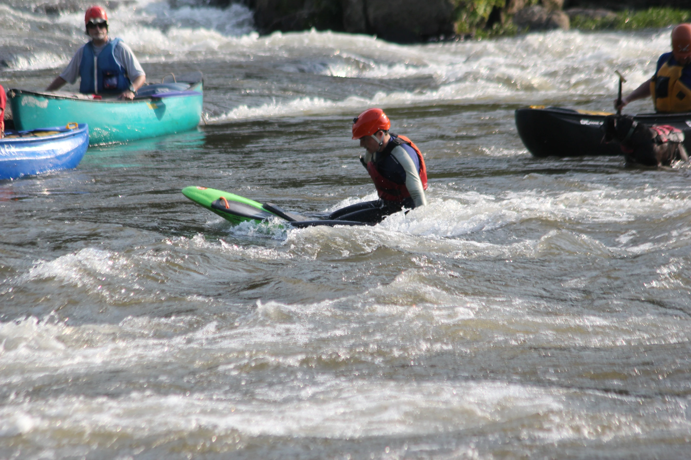 The Masters claim that the Bellyak is fun for both novice and advanced paddlers
