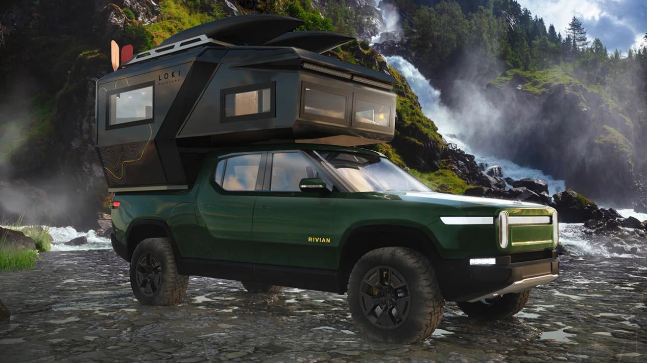 A Rivian R1T camper is in Loki's future plans
