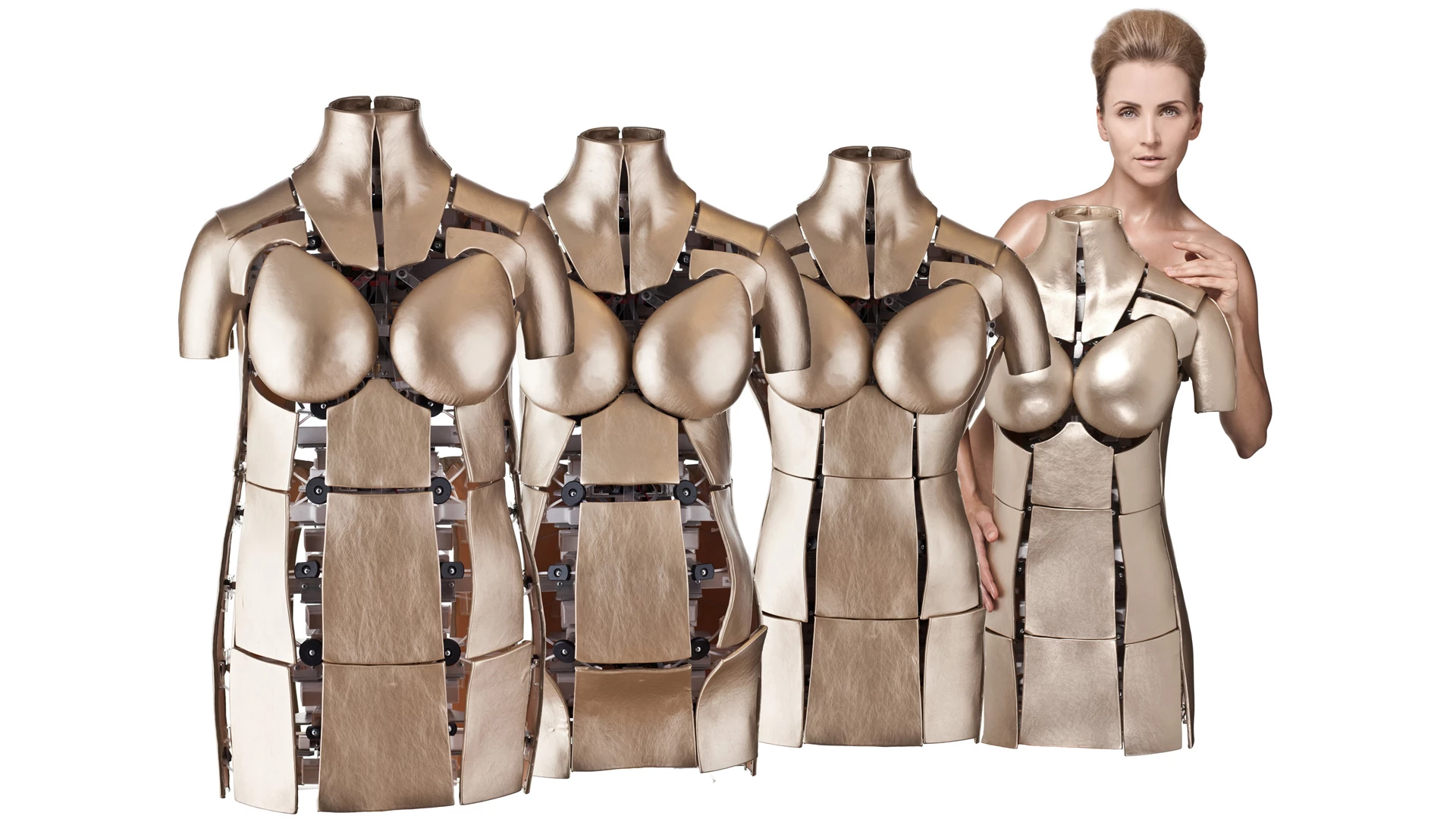 Using proprietary FitBot technology, robots can conform to over 85% of the female individuals that shop online today,