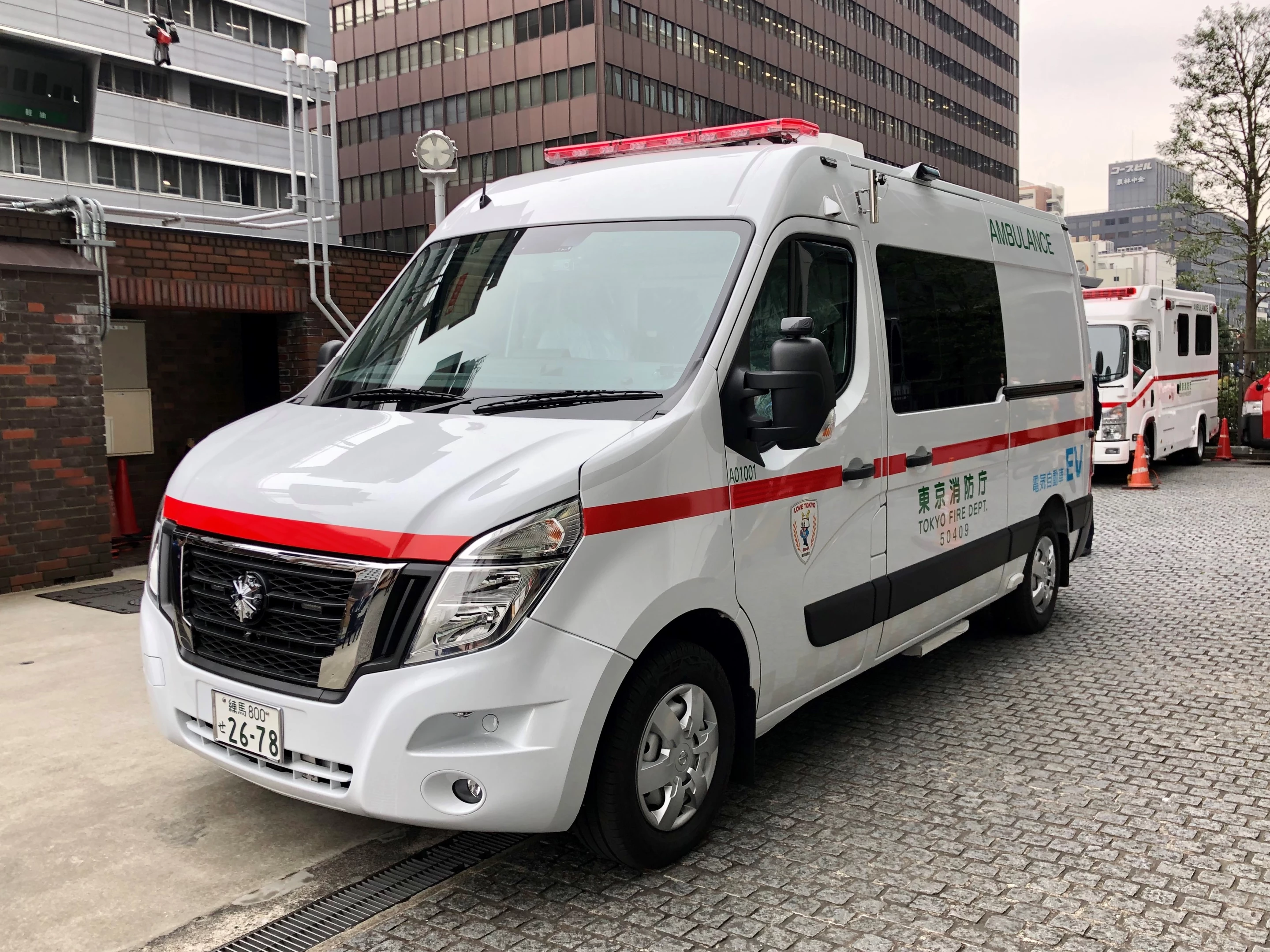Japan's first electric ambulance is based on Nissan's NV400 van