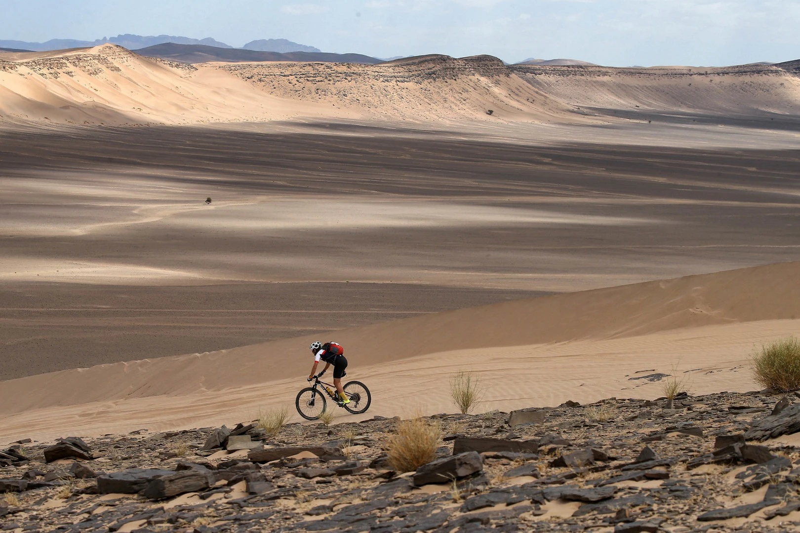 612 riders took part in the Gaes Titan Desert bike race in 2018