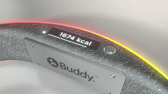 Buddy features an OLED display