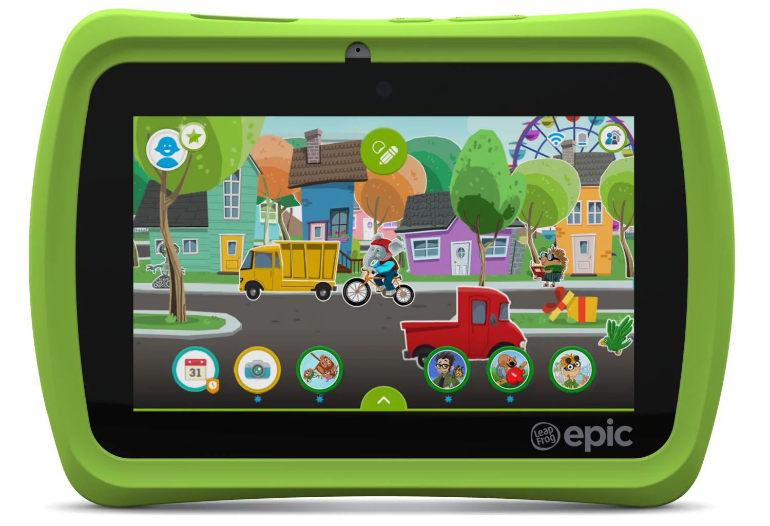 The LeapFrog Epic has a 7-inch touchscreen and uses a quad-core processor