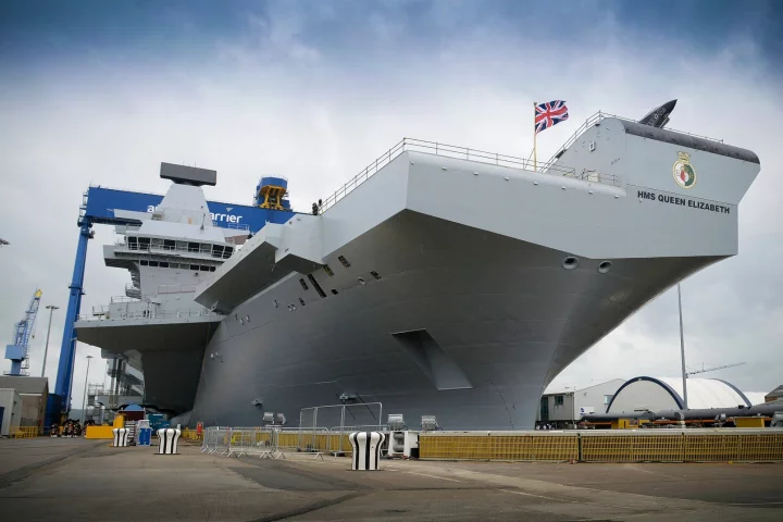 HMS Queen Elizabeth is the largest ship ever built for the Royal Navy