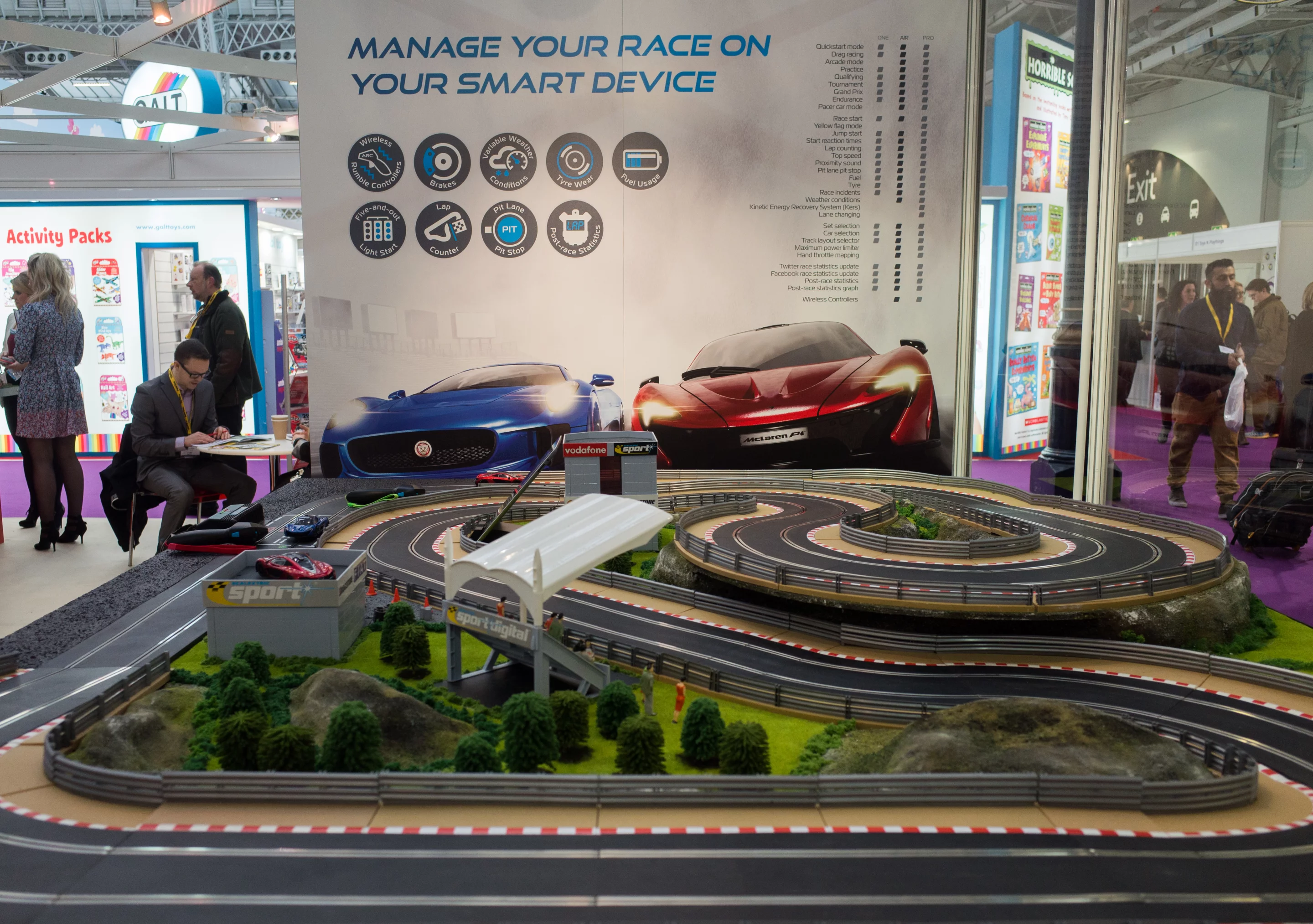 The Scalextric ARC AIR powerbase is compatible with all your old analog Scalextric tracks