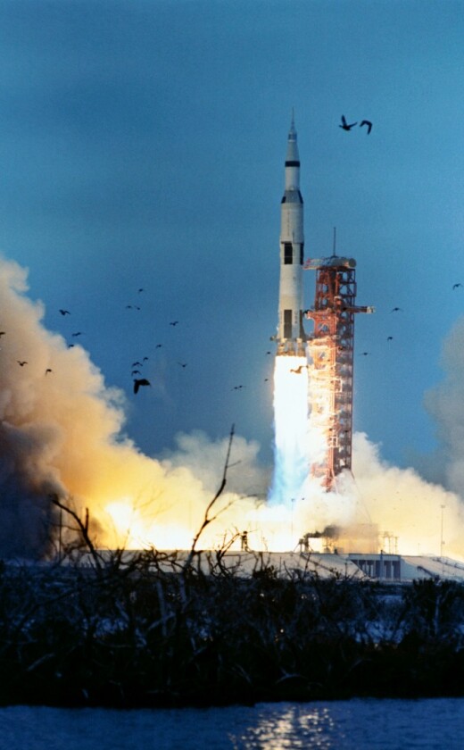 Apollo 9 lifting off