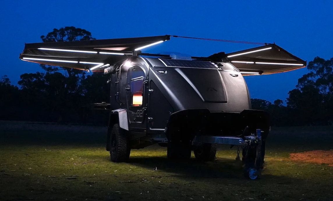Piercing off-road teardrop camper grows wings bigger than Red Bull can
