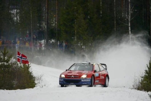 Francois Duval in the snow one week, and ...