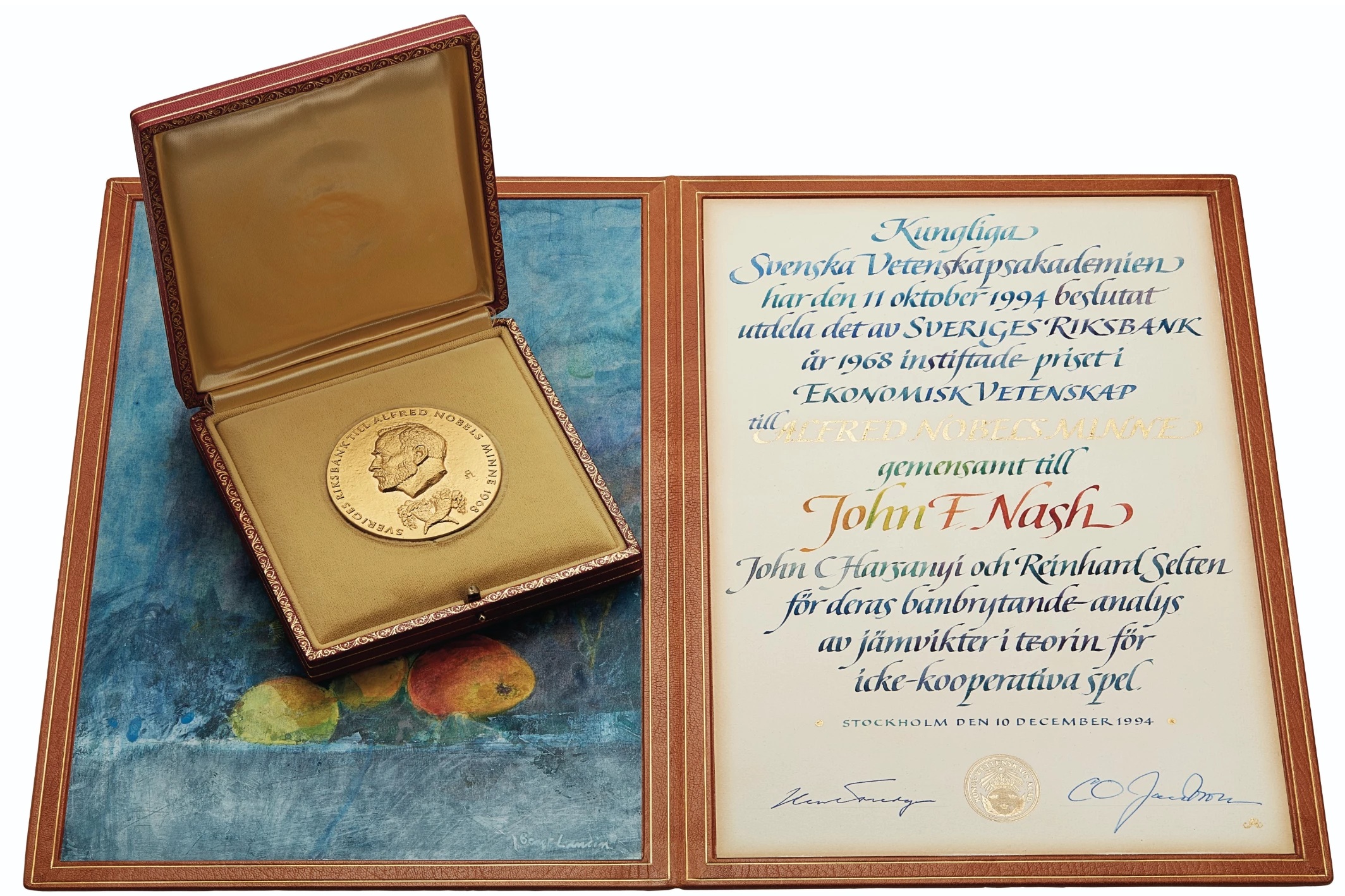 John Forbes Nash Junior (A Beautiful Mind) 1994 Nobel Prize in Economic Sciences