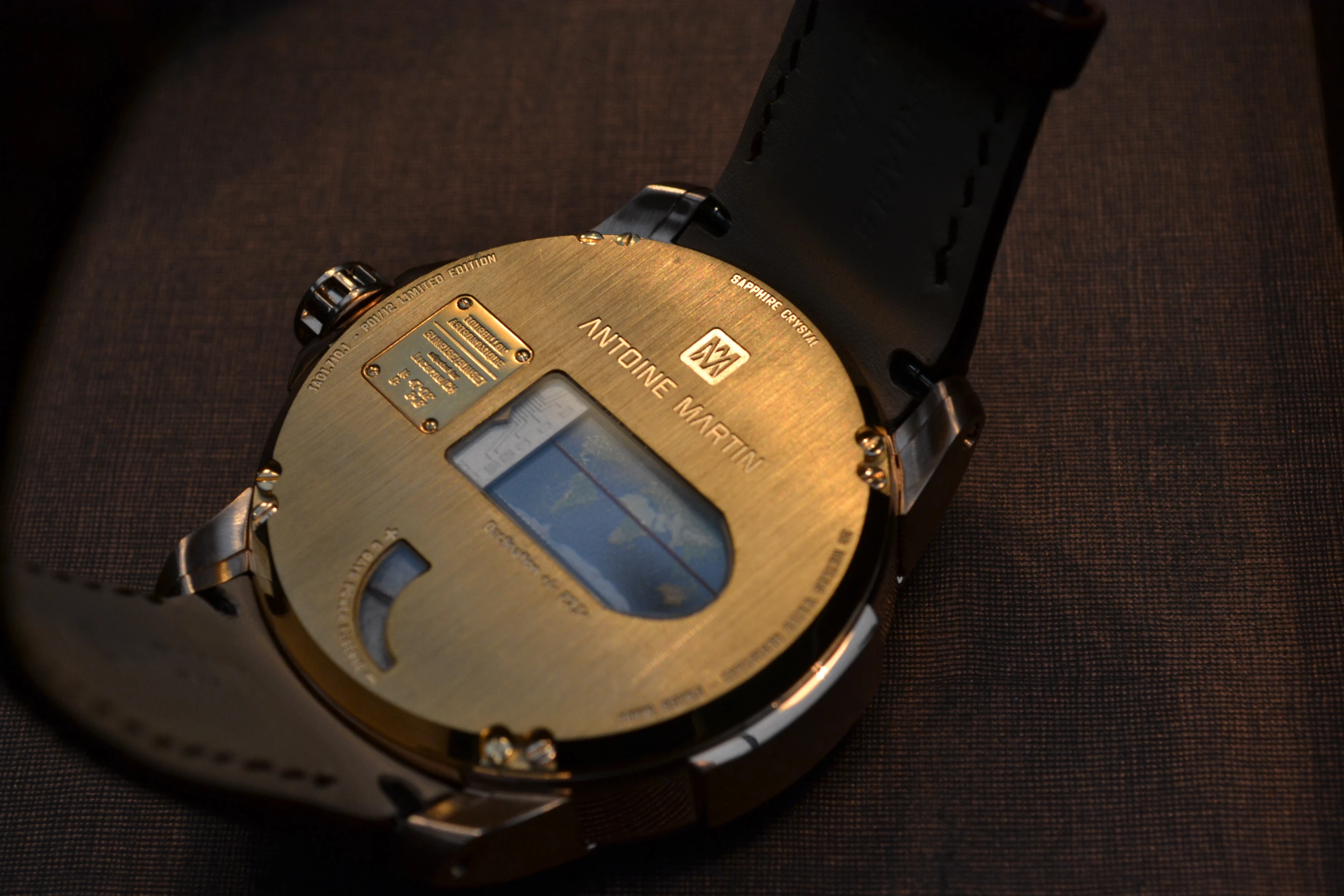 The Tourbillon Astronomique has a declination display