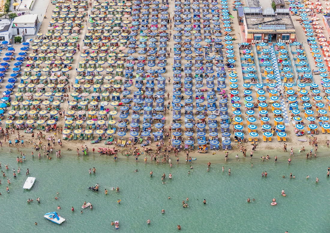 From Lang's 2015 Sony World Photography Award winning series called Adria, investigating mass tourism along the beaches of Italy