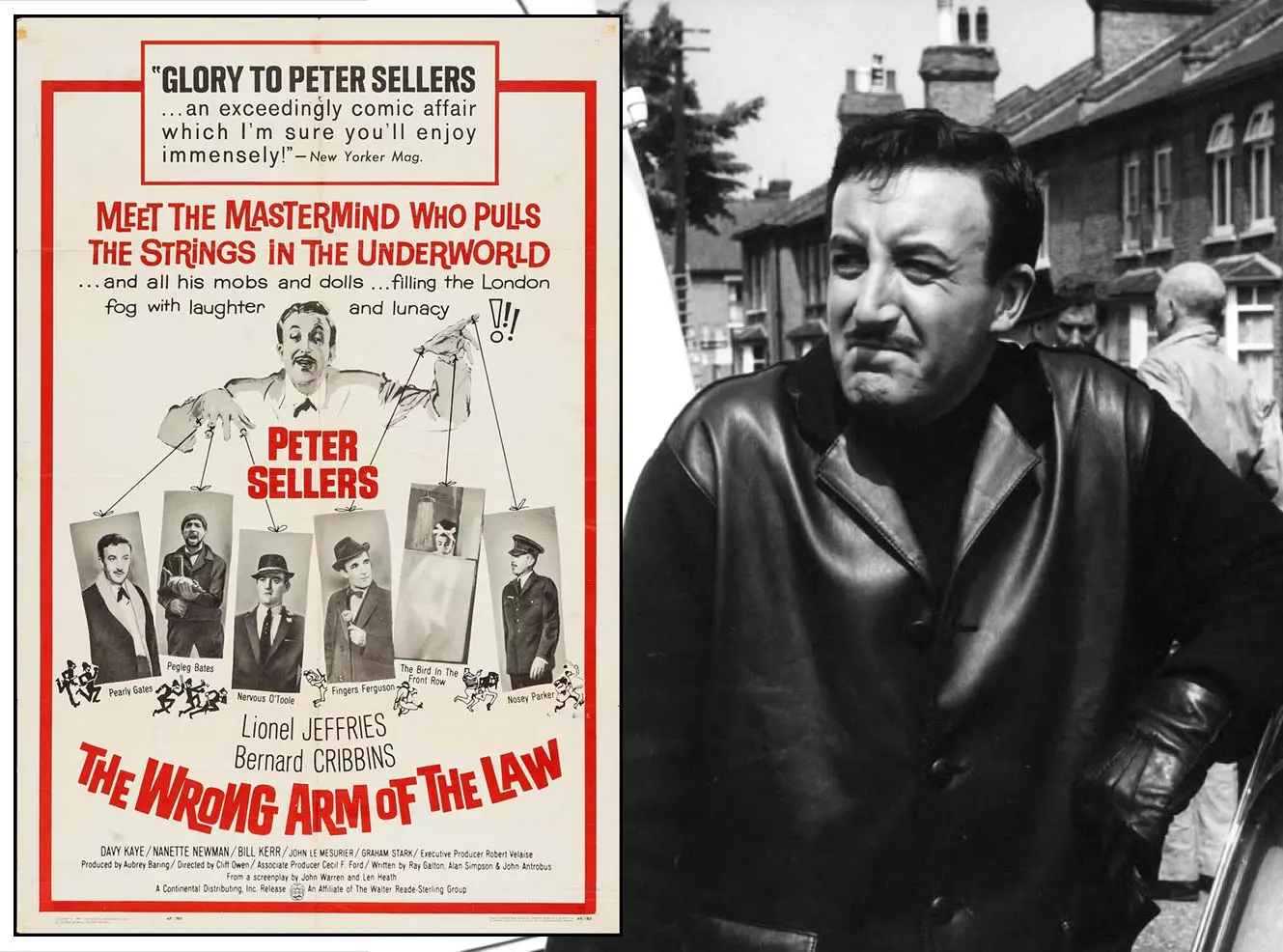 Peter Sellers drove the Aston Martin DB4GT during the filming of the 1963 movie "The Wrong Arm of the Law", and liked it so much he bought it.