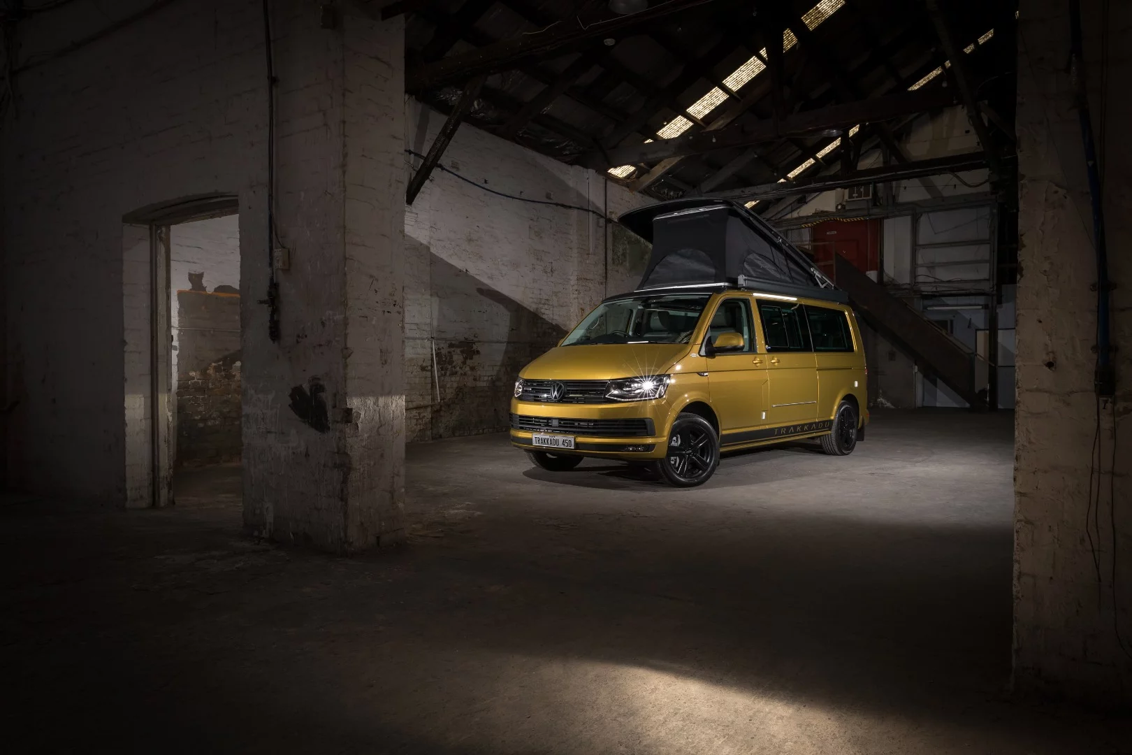 Based on a VW T6 Transporter, the 450 S includes features like LED headlights, a 201-hp bi-turbo diesel engine and 4Motion AWD