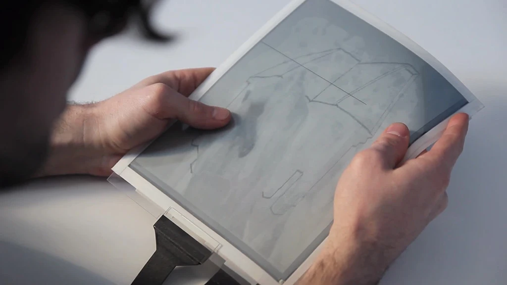 The PaperTab flexible tablet developed at Queen's University