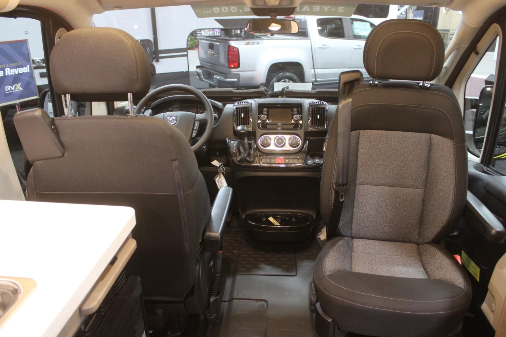 At the helm of the Winnebago Travato