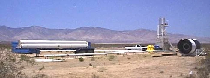 Fueling station at IOS's Mohave facilities