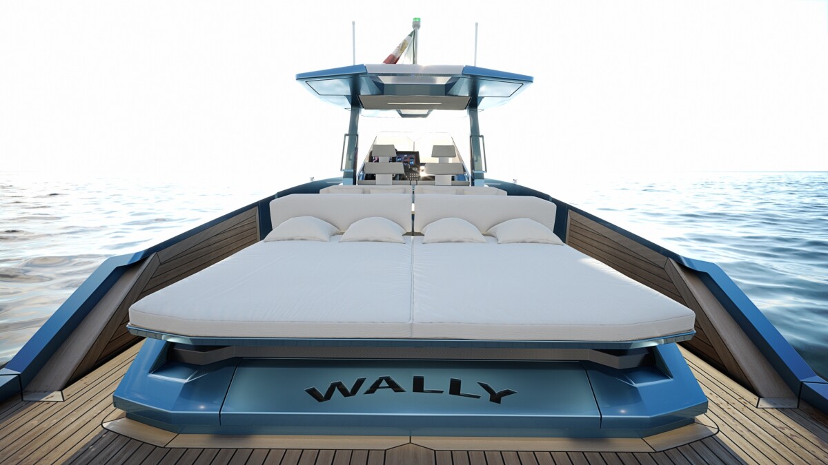 Sun lounges on the 48 Wallytender