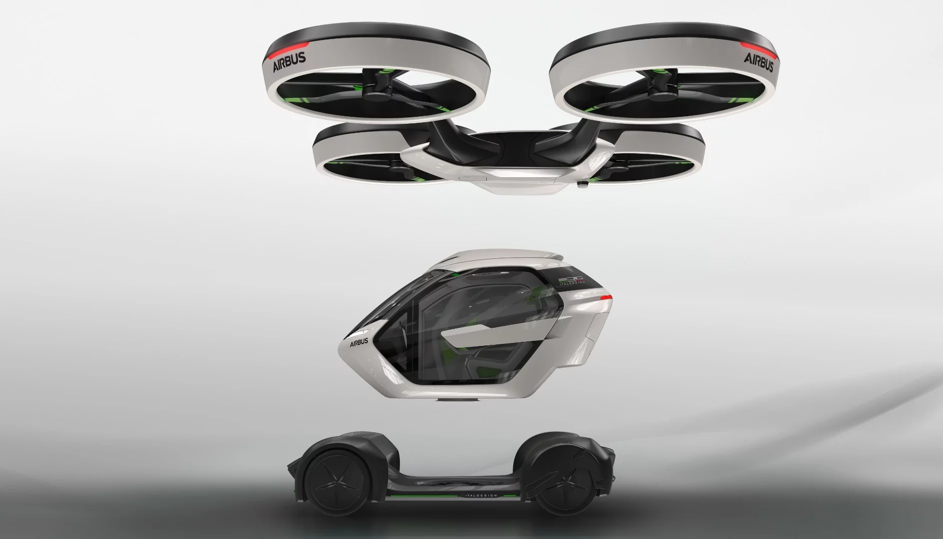 Airbus has combined its aerial prowess with the ground-vehicle know-how of Italdesign and Audi to produce an audacious mobility concept called Pop.Up Next